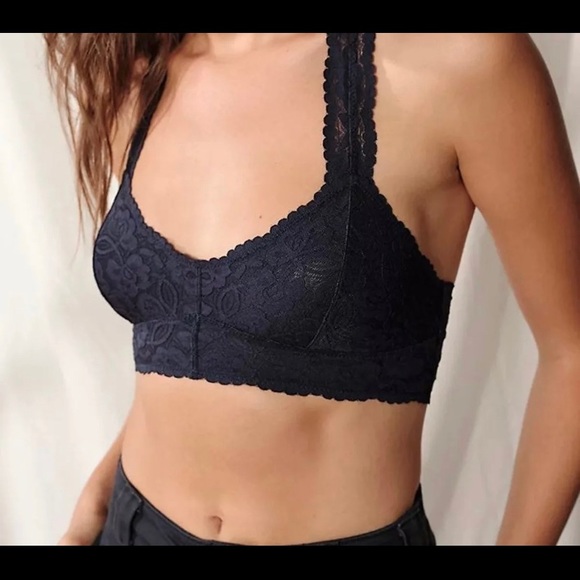 Free People Galloon Lace Racerback Bralette NWT - Picture 1 of 3